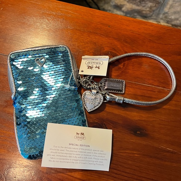 Coach Handbags - NWT Special Edition Coach Sequin Wallet